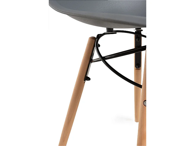 Sillas Comedor - Silla Nedi - Gris oscuro