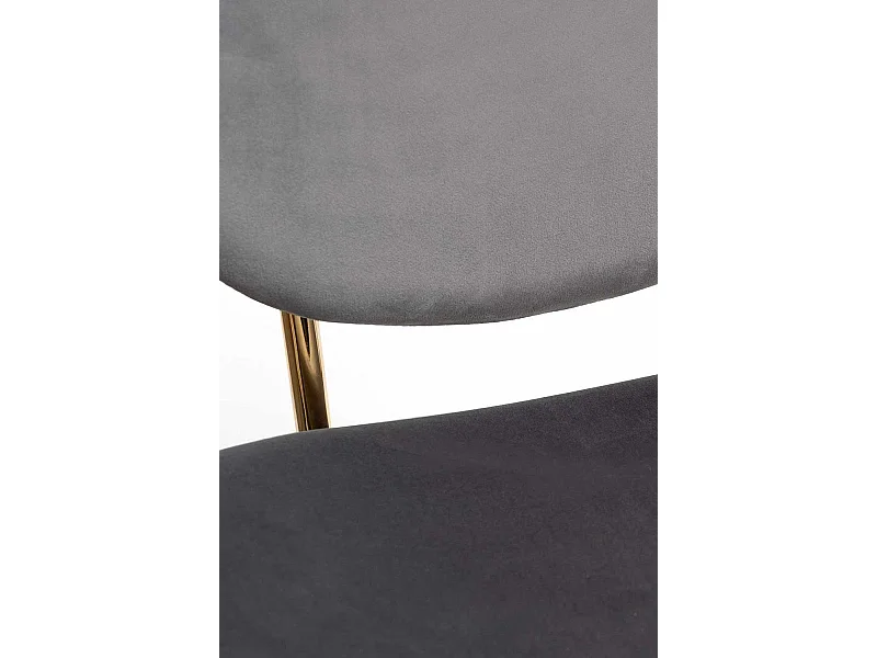 Sillas Comedor - Silla Lenor Golden Terciopelo - Gris