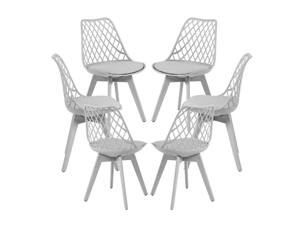 Packs Sillas Comedor - Pack 6 Sillas Mima Suprym - Gris claro