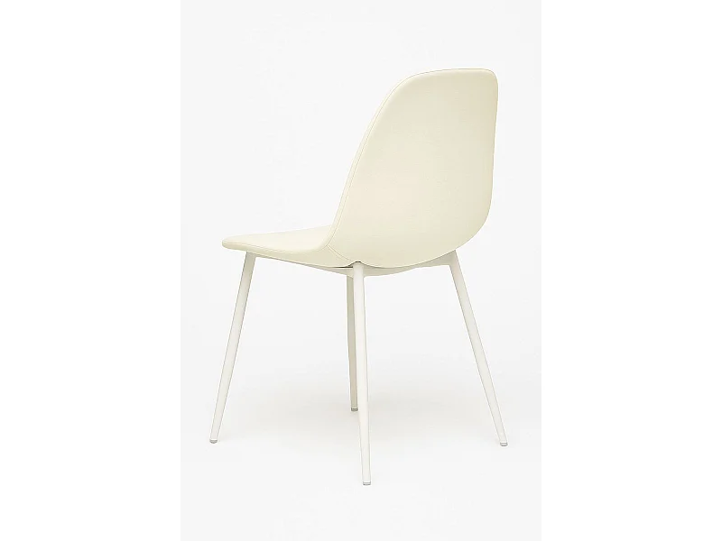 Packs Sillas Comedor - Pack 6 Sillas White Teok Tela - Blanco