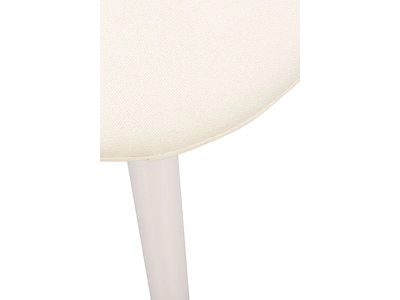 Packs Sillas Comedor - Pack 6 Sillas White Teok Tela - Blanco