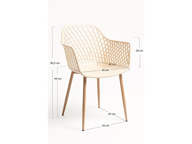 Sillas Comedor - Silla Tyva - Beige