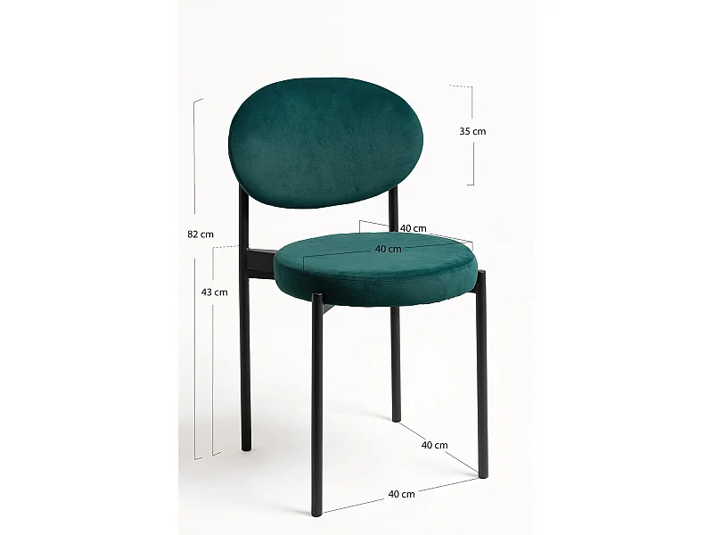 Sillas Comedor - Silla Pioro - Verde