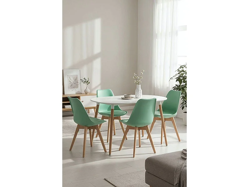Packs Sillas Comedor - Pack 4 Sillas Synk Basic - Verde Jade