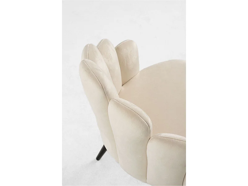 Packs Sillas Comedor - Pack 6 Sillas Hand Patas Negras Terciopelo - Beige