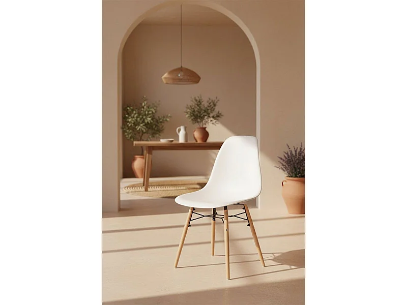 Sillas Comedor - Silla Besy - Blanco
