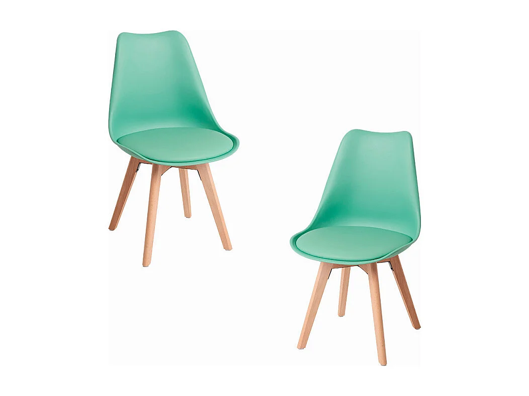 Packs Sillas Comedor - Pack 2 Sillas Synk Basic - Verde Jade