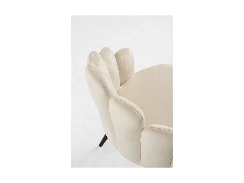 Packs Sillas Comedor - Pack 4 Sillas Hand Patas Negras Terciopelo - Beige