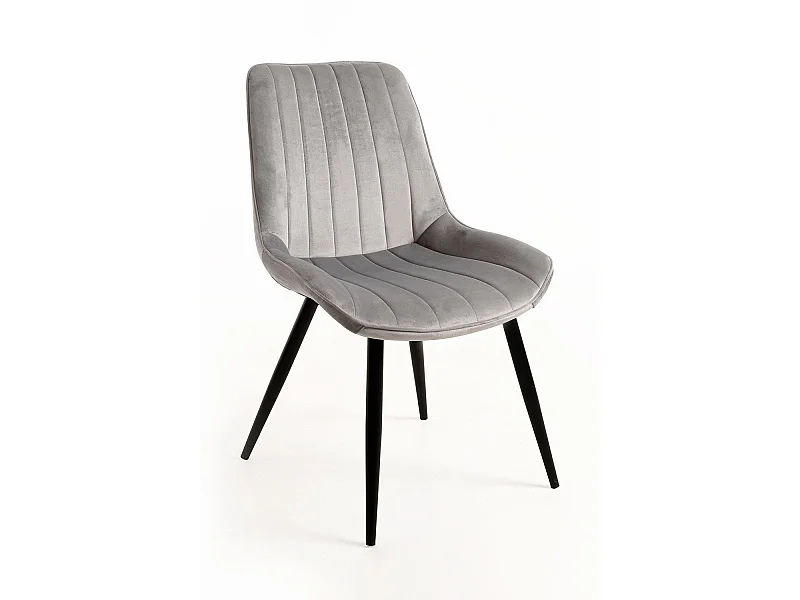 Packs Sillas Comedor - Pack 2 Sillas Lene Terciopelo - Gris claro