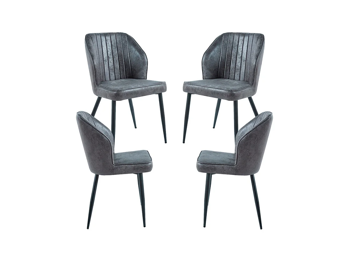 Packs Sillas Comedor - Pack 4 Sillas Wenye - Gris