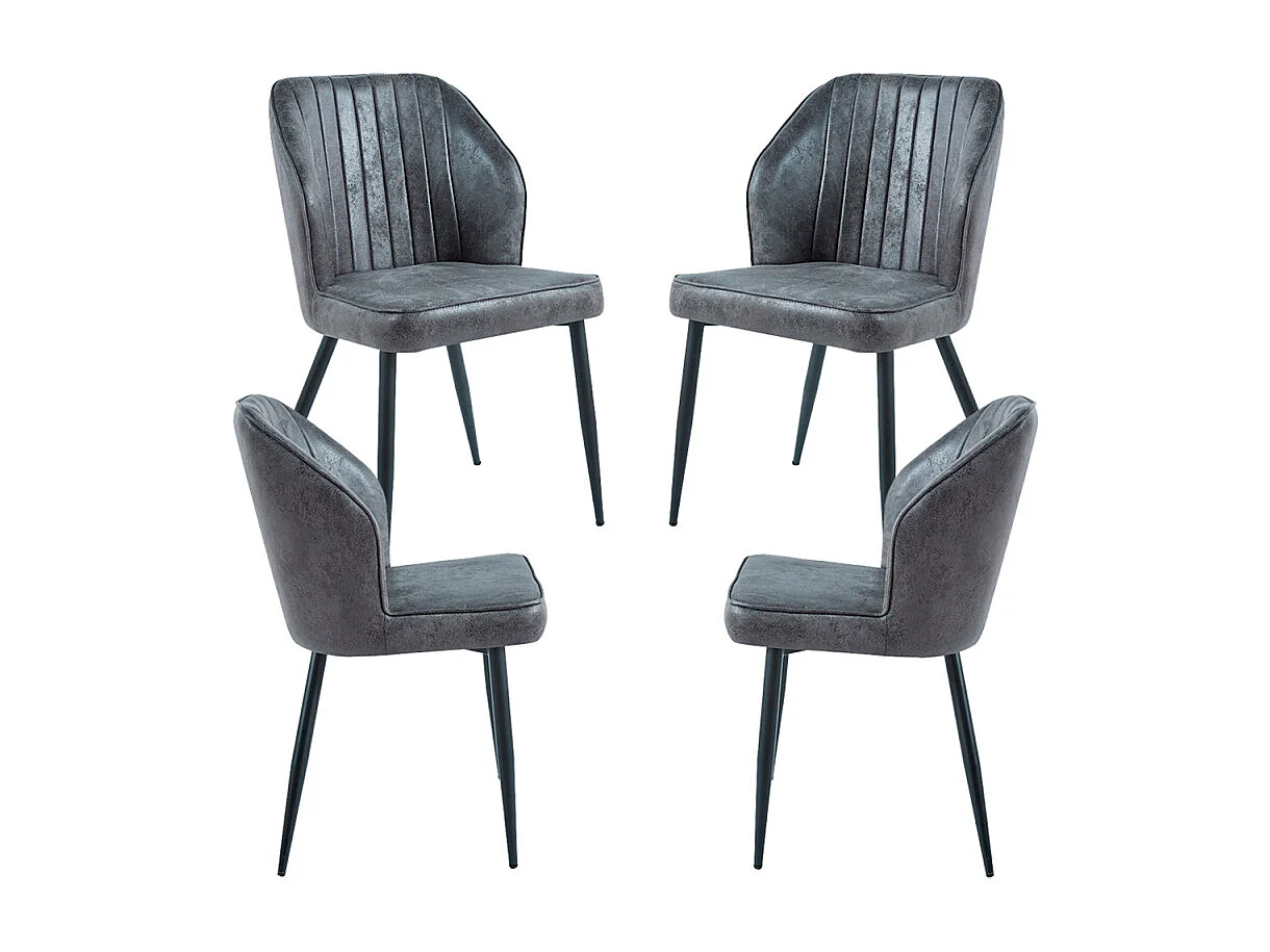 Packs Sillas Comedor - Pack 4 Sillas Wenye - Gris