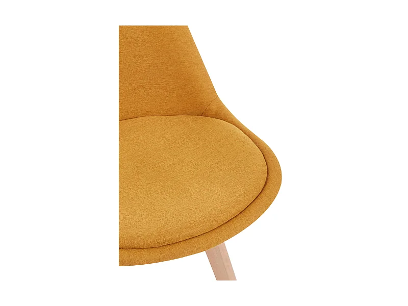 Packs Sillas Comedor - Pack 6 Sillas Synk Tela - Mostaza