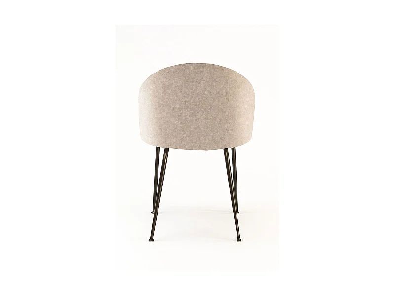 Sillas Comedor - Silla Black Dalnia Tela - Beige