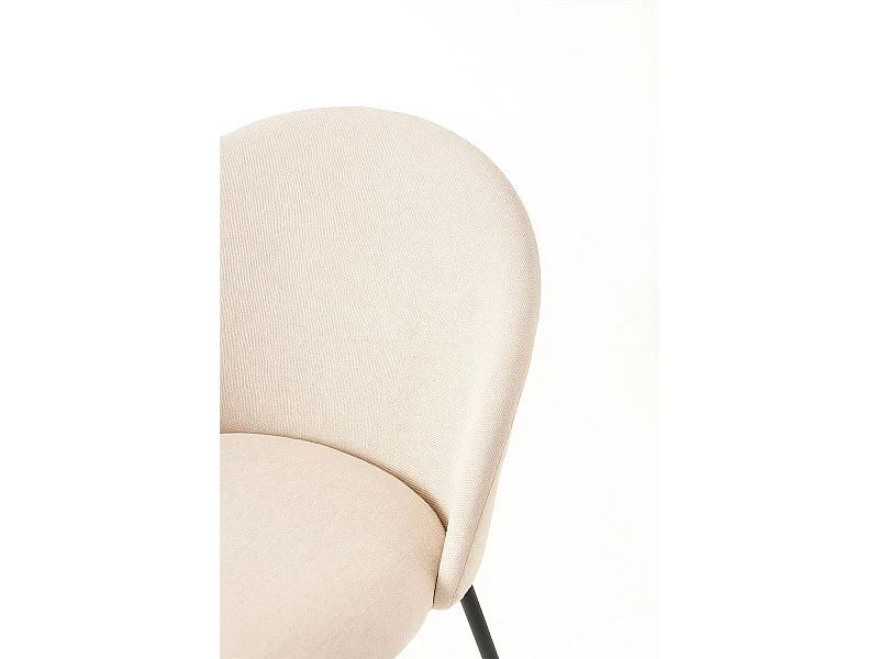 Sillas Comedor - Silla Black Dalnia Tela - Beige