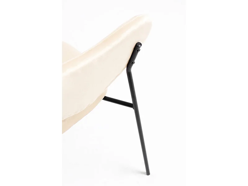 Packs Sillas Comedor - Pack 2 Sillas Cora Black Terciopelo - Beige