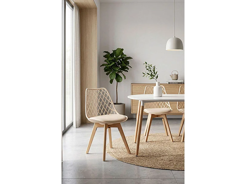 Sillas Comedor - Silla Mima - Crema