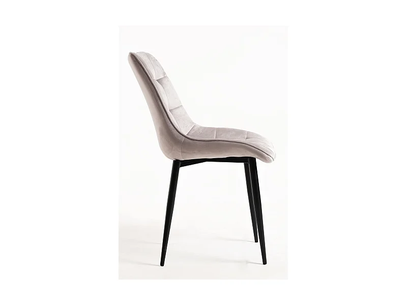 Packs Sillas Comedor - Pack 4 Sillas Cade Terciopelo - Gris