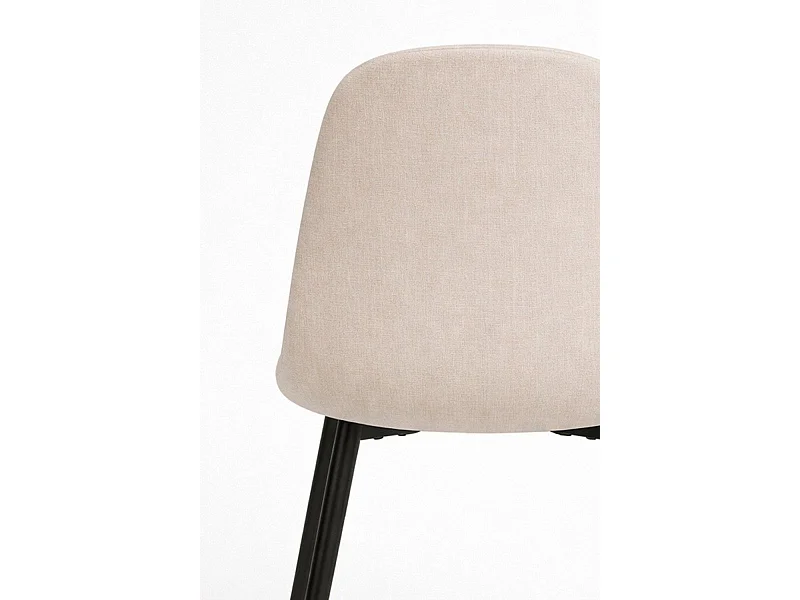Packs Sillas Comedor - Pack 6 Sillas Black Teok Tela - Beige