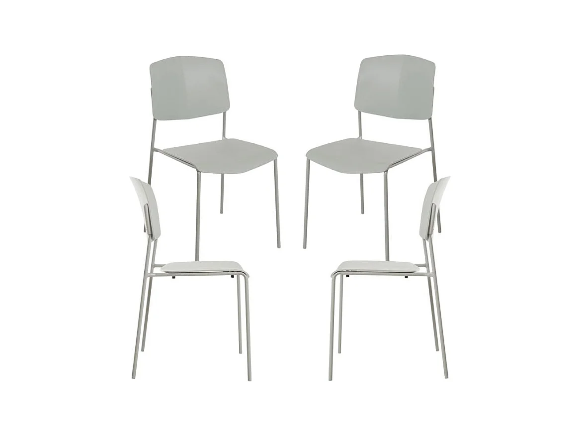 Packs Sillas Comedor - Pack 4 Sillas Chiel - Gris