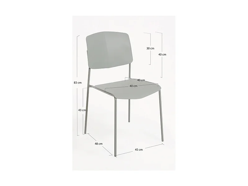 Packs Sillas Comedor - Pack 4 Sillas Chiel - Gris