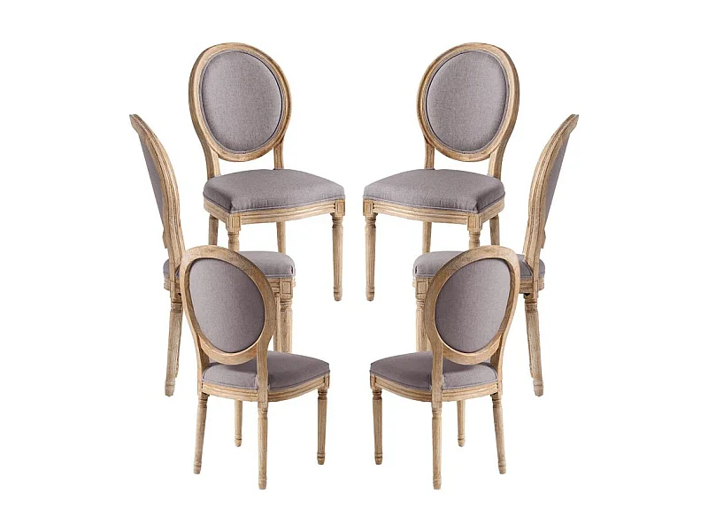 Packs Sillas Comedor - Pack 6 Sillas Palace - Gris
