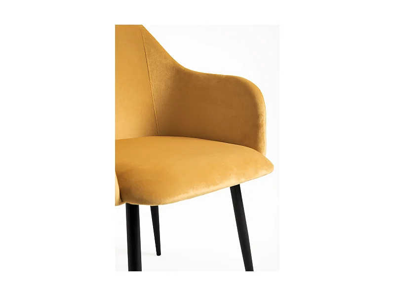 Packs Sillas Comedor - Pack 2 Sillas Puan Terciopelo - Mostaza