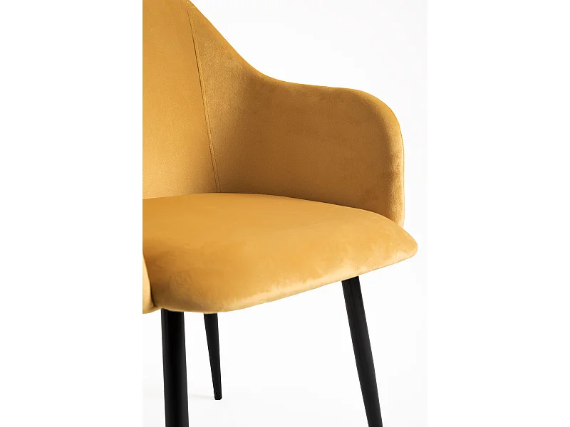 Packs Sillas Comedor - Pack 2 Sillas Puan Terciopelo - Mostaza