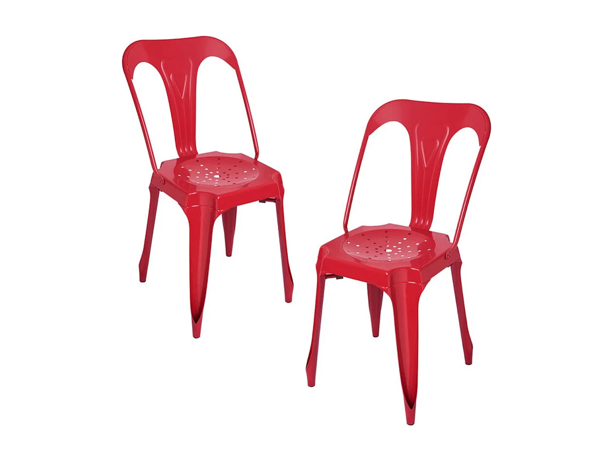 Packs Sillas Comedor - Pack 2 Sillas Ulix - Rojo