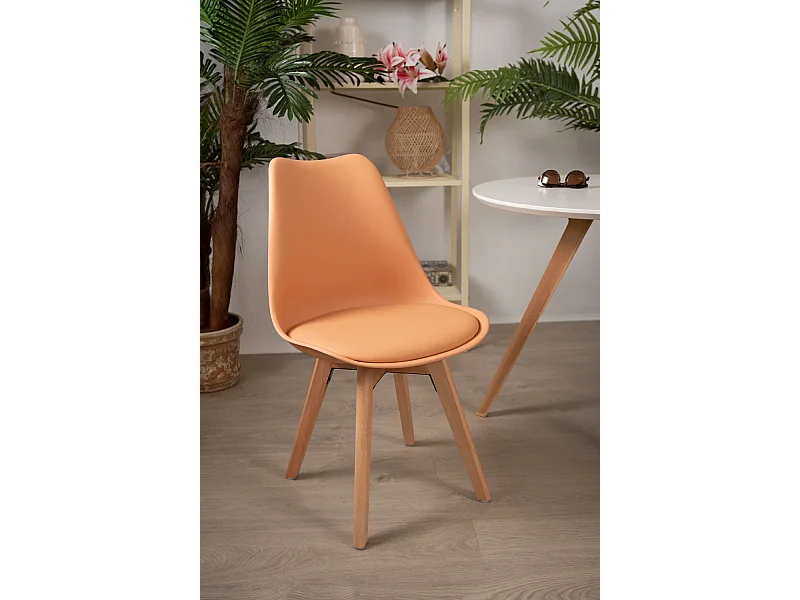 Sillas Comedor - Silla Synk Basic - Naranja claro