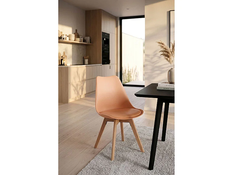 Sillas Comedor - Silla Synk Basic - Naranja claro