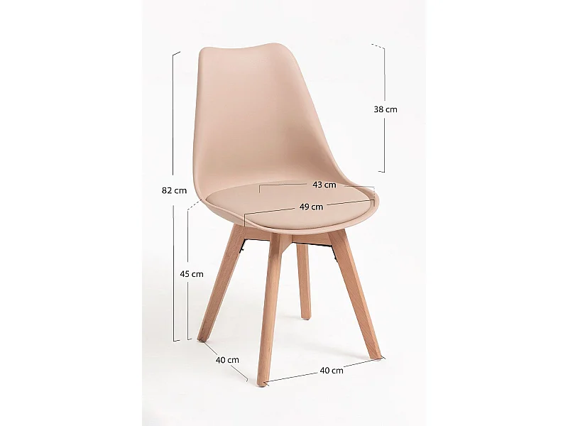 Packs Sillas Comedor - Pack 4 Sillas Synk Basic - Arena