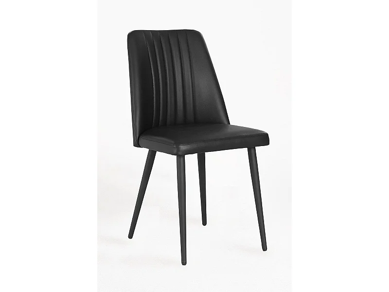 Sillas Comedor - Silla Betros Polipiel - Negro