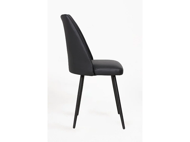 Sillas Comedor - Silla Betros Polipiel - Negro