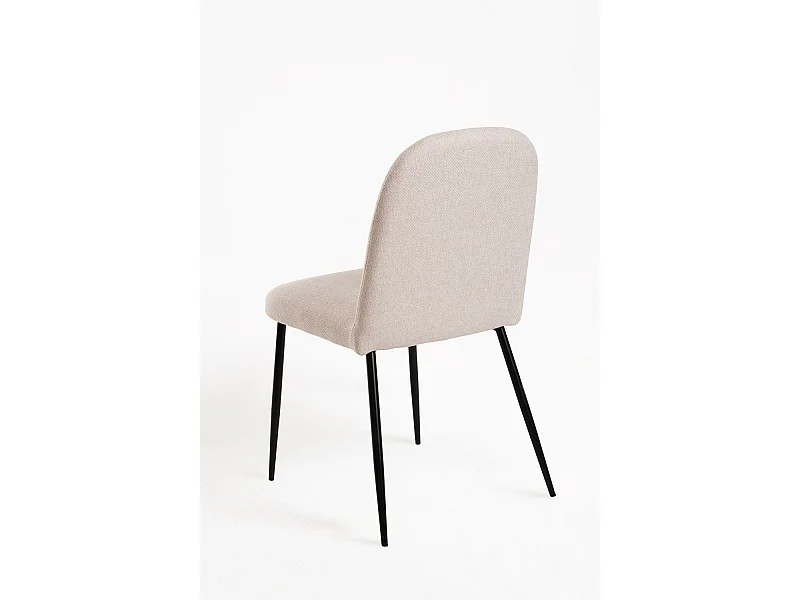Sillas Comedor - Silla Libry Tela - Beige