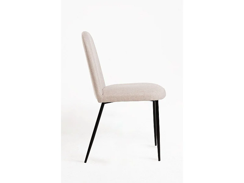 Sillas Comedor - Silla Libry Tela - Beige