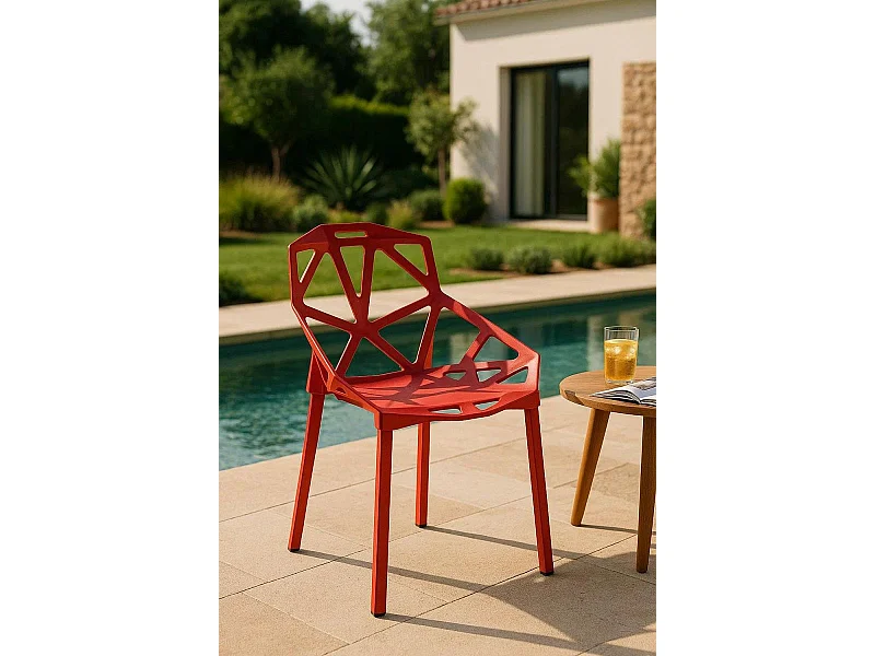Sillas Comedor - Silla Omega - Rojo