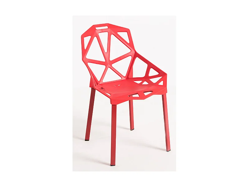 Sillas Comedor - Silla Omega - Rojo