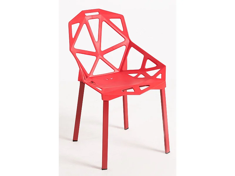 Sillas Comedor - Silla Omega - Rojo