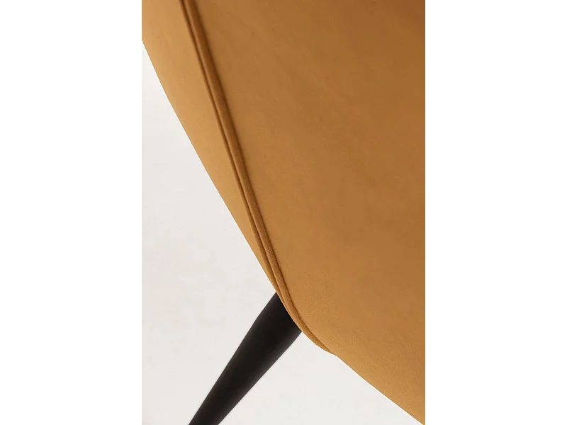 Packs Sillas Comedor - Pack 4 Sillas Kres Terciopelo - Mostaza