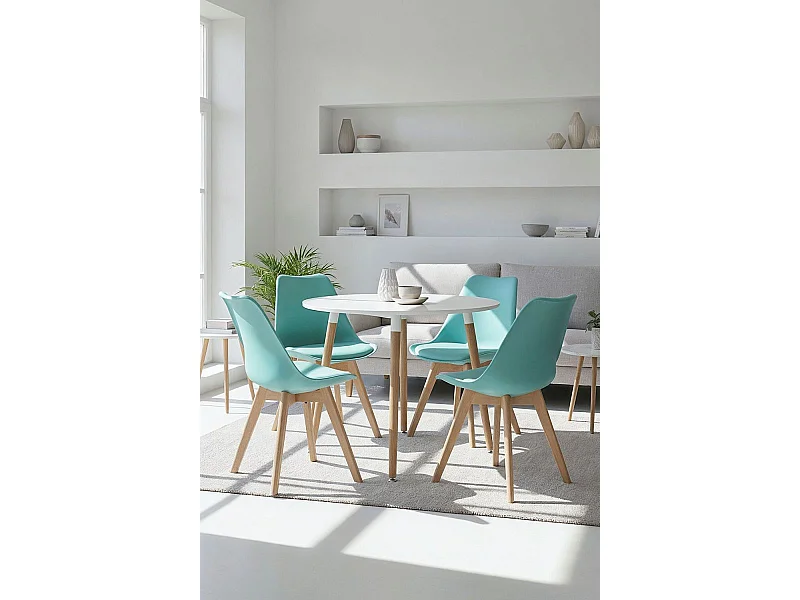 Packs Sillas Comedor - Pack 4 Sillas Synk Basic - Verde Agua