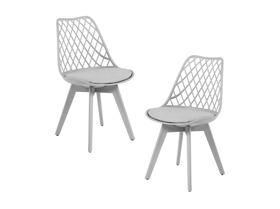 Packs Sillas Comedor - Pack 2 Sillas Mima Suprym - Gris claro