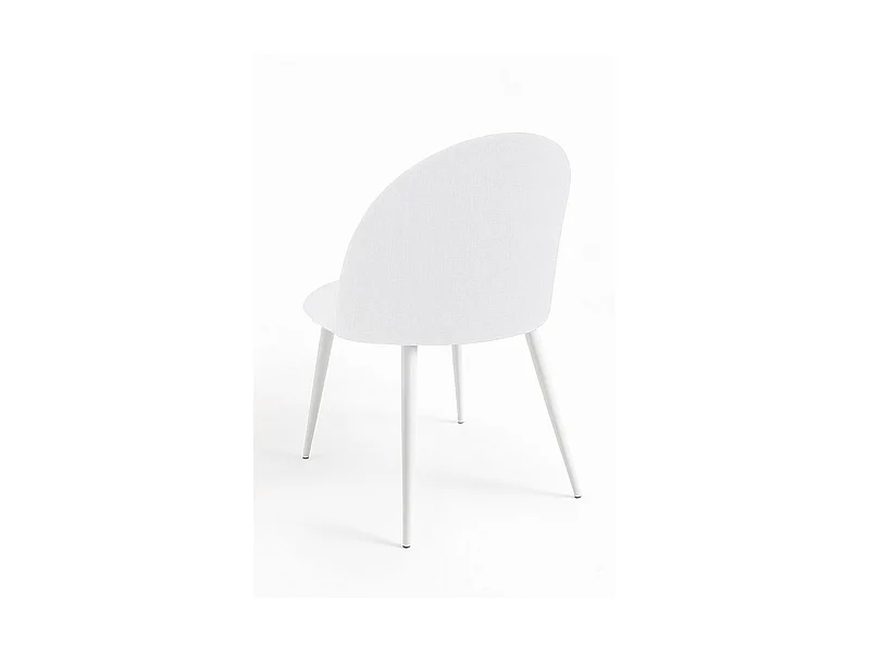 Packs Sillas Comedor - Pack 4 Sillas White Vint Tela - Blanco