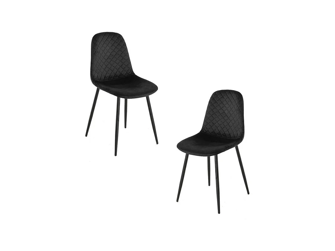 Packs Sillas Comedor - Pack 2 Sillas Boide - Negro