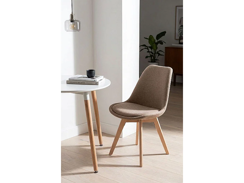 Sillas Comedor - Silla Synk Tela - Champán