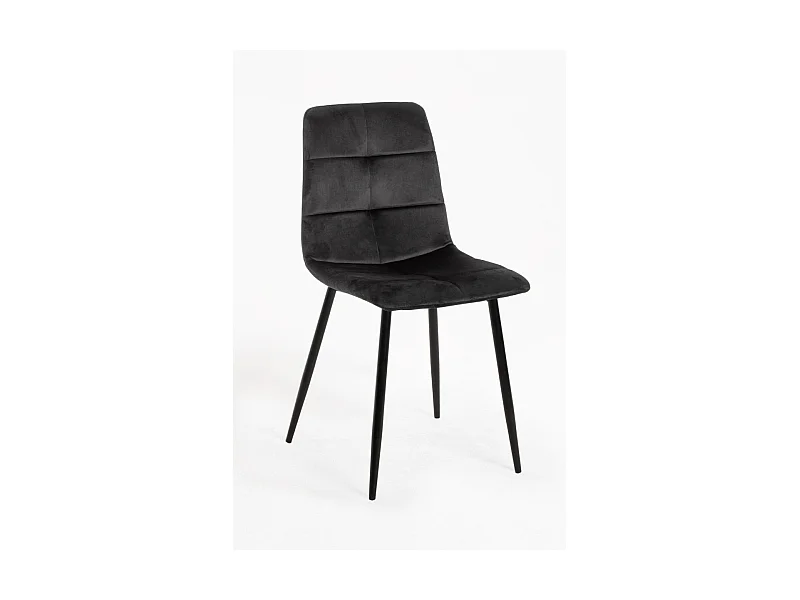 Sillas Comedor - Silla Daris Terciopelo - Negro