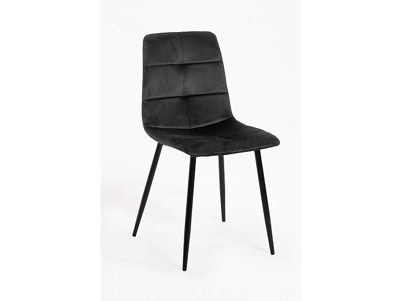 Sillas Comedor - Silla Daris Terciopelo - Negro