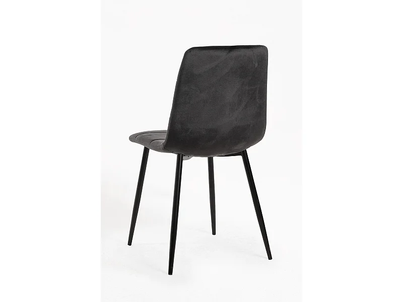 Sillas Comedor - Silla Daris Terciopelo - Negro
