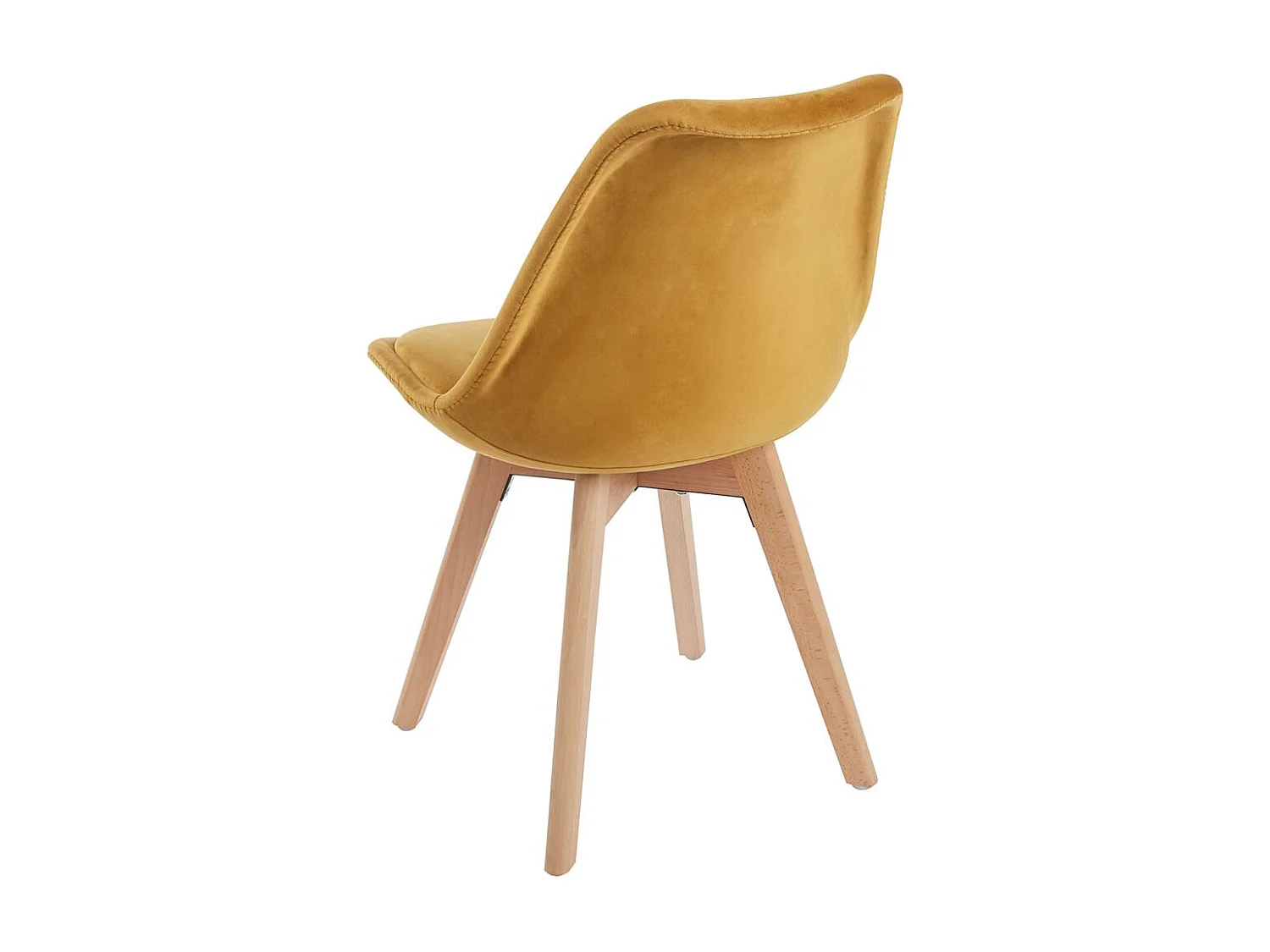 Sillas Comedor - Silla Synk Terciopelo - Mostaza