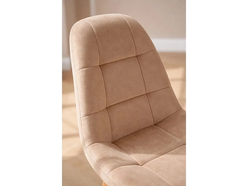 Sillas Comedor - Silla Kelen Terciopelo - Champán