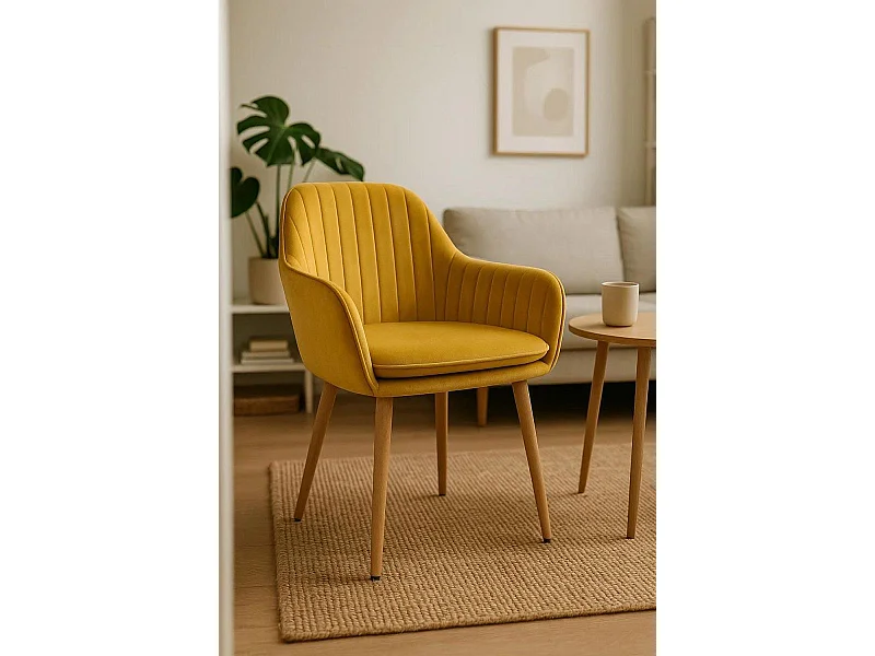 Sillas Comedor - Silla Chic - Mostaza